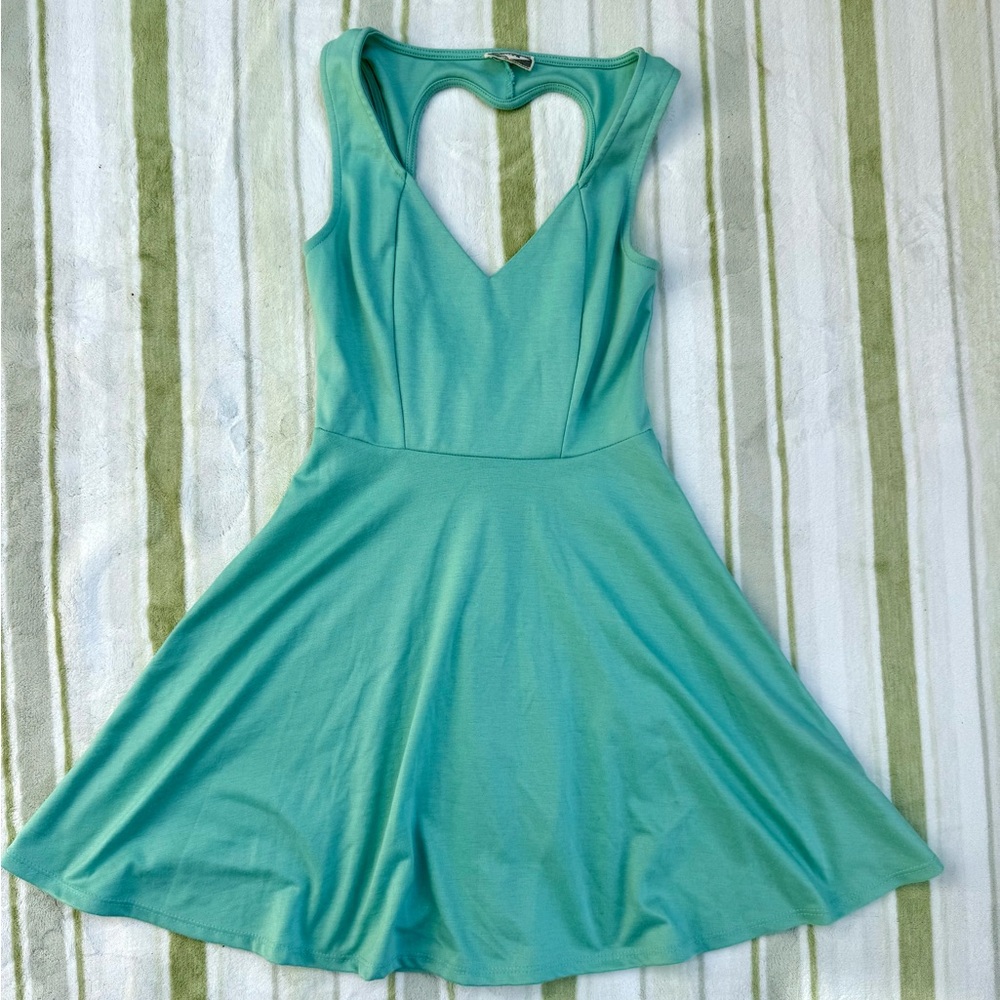 Kirra Aqua Backless Dress
